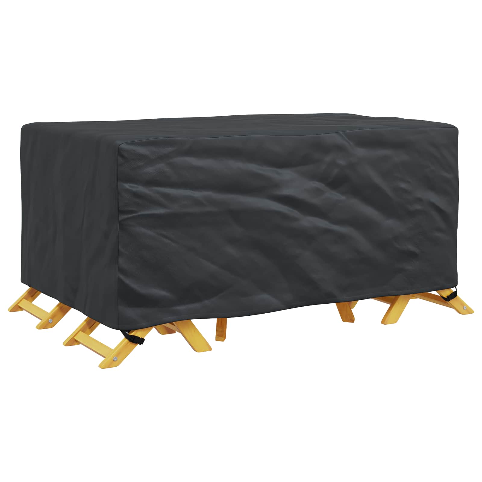 Möbelbezug Uni Schwarz 172 x 113 x 73 cm 210D