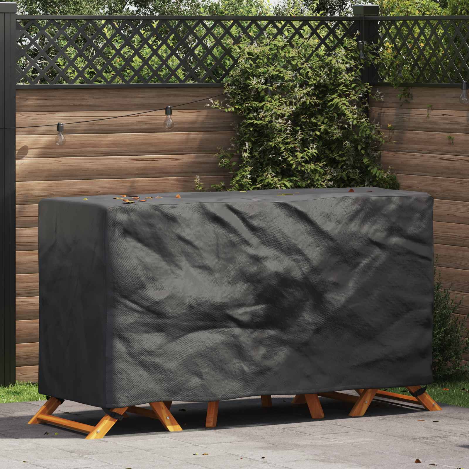 Möbelbezug Uni Schwarz 180 x 70 x 90 cm 420D