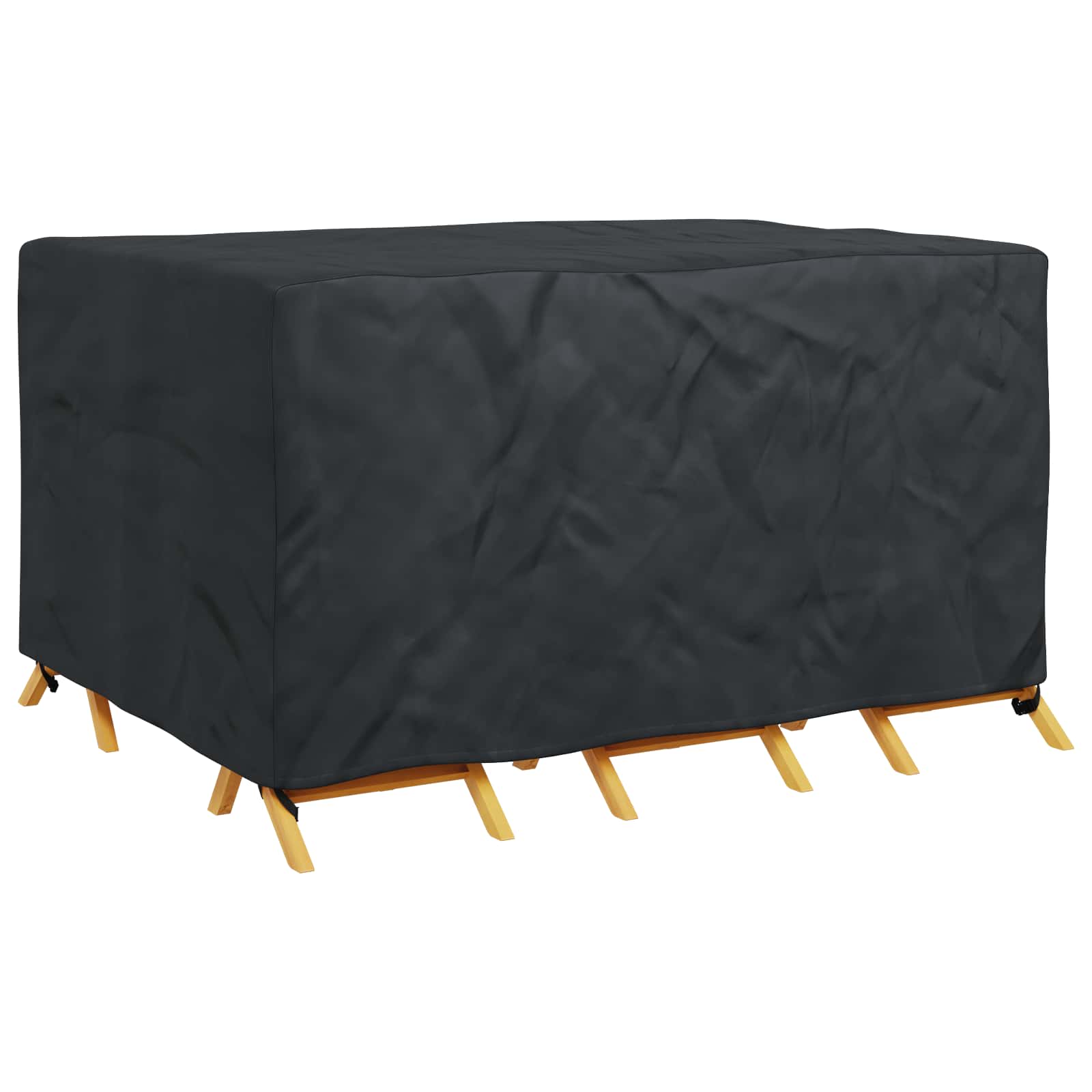 Möbelbezug Uni Schwarz 180 x 150 x 85 cm 420D