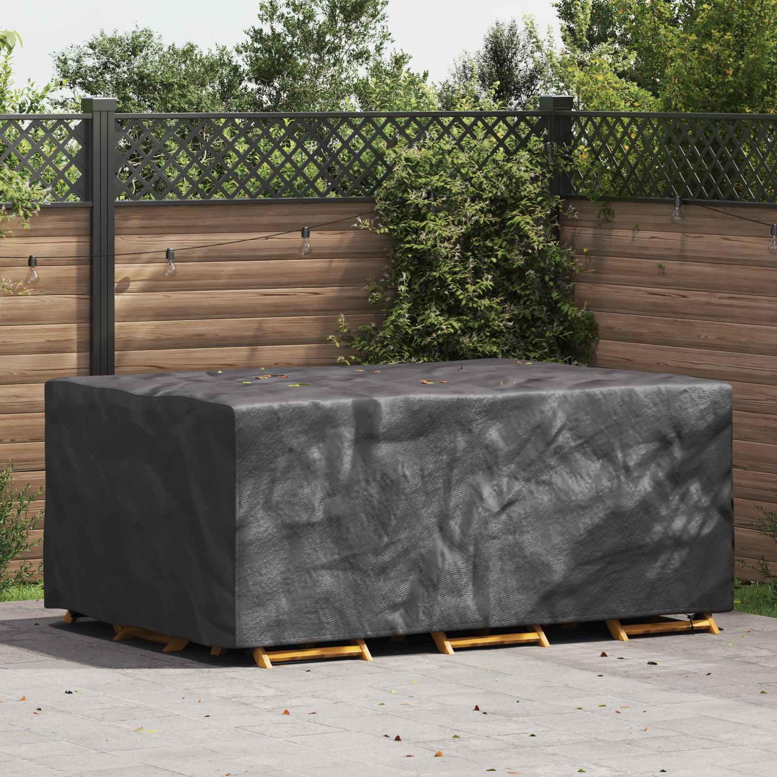 Möbelbezug Uni Schwarz 210 x 130 x 70 cm 420D
