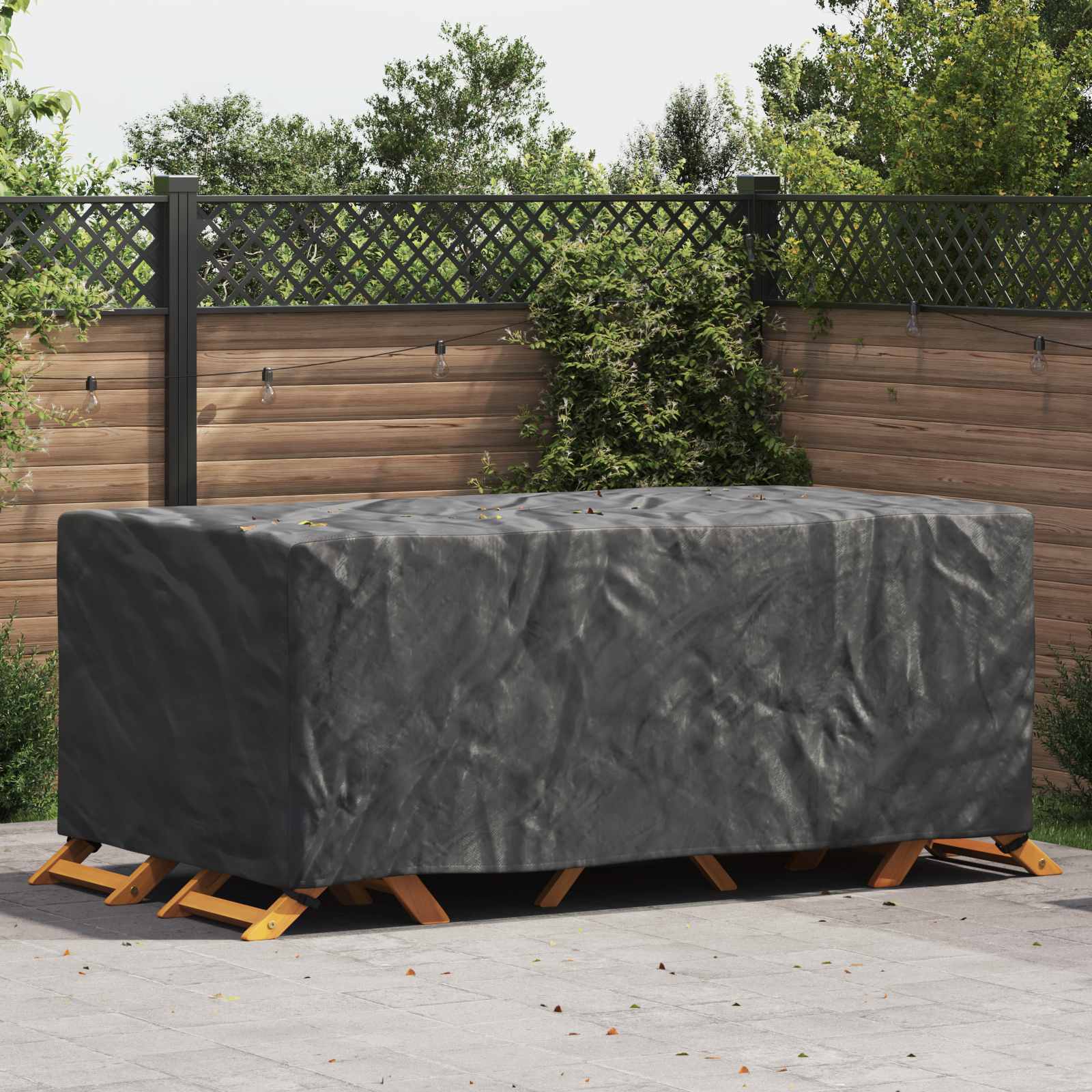 Möbelbezug Uni Schwarz 240 x 110 x 70 cm 210D