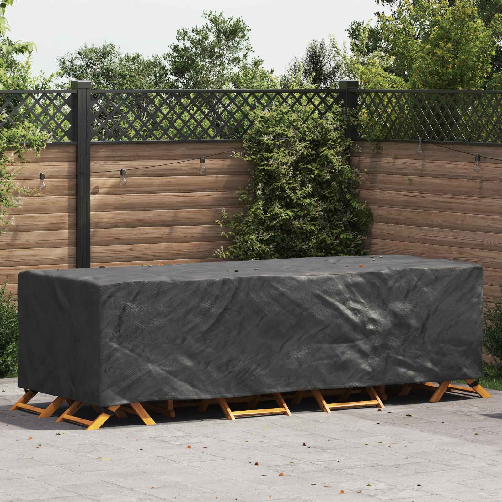 Möbelbezug Uni Schwarz 270 x 110 x 70 cm 210D