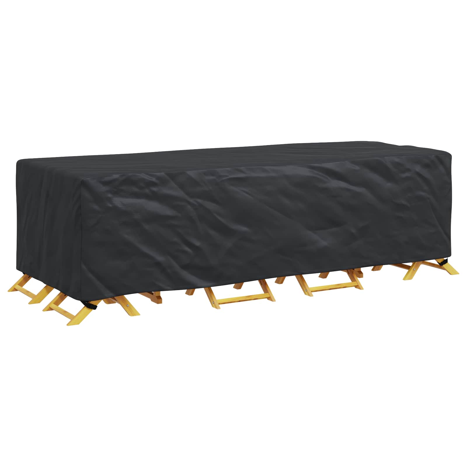 Möbelbezug Uni Schwarz 270 x 110 x 70 cm 210D