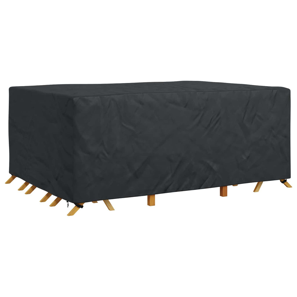 Möbelbezug Uni Schwarz 270 x 180 x 90 cm 600D