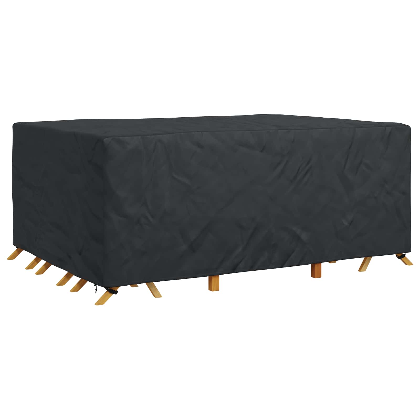 Möbelbezug Uni Schwarz 280 x 204 x 106 cm 600D