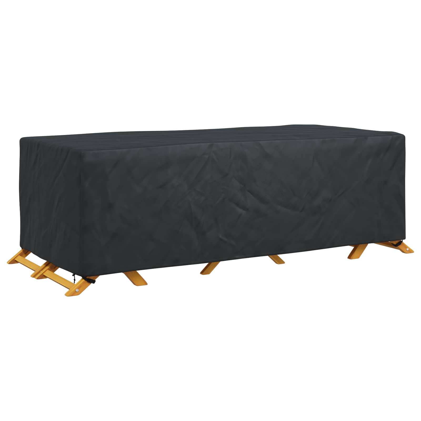 Möbelbezug Uni Schwarz 300 x 140 x 90 cm 210D