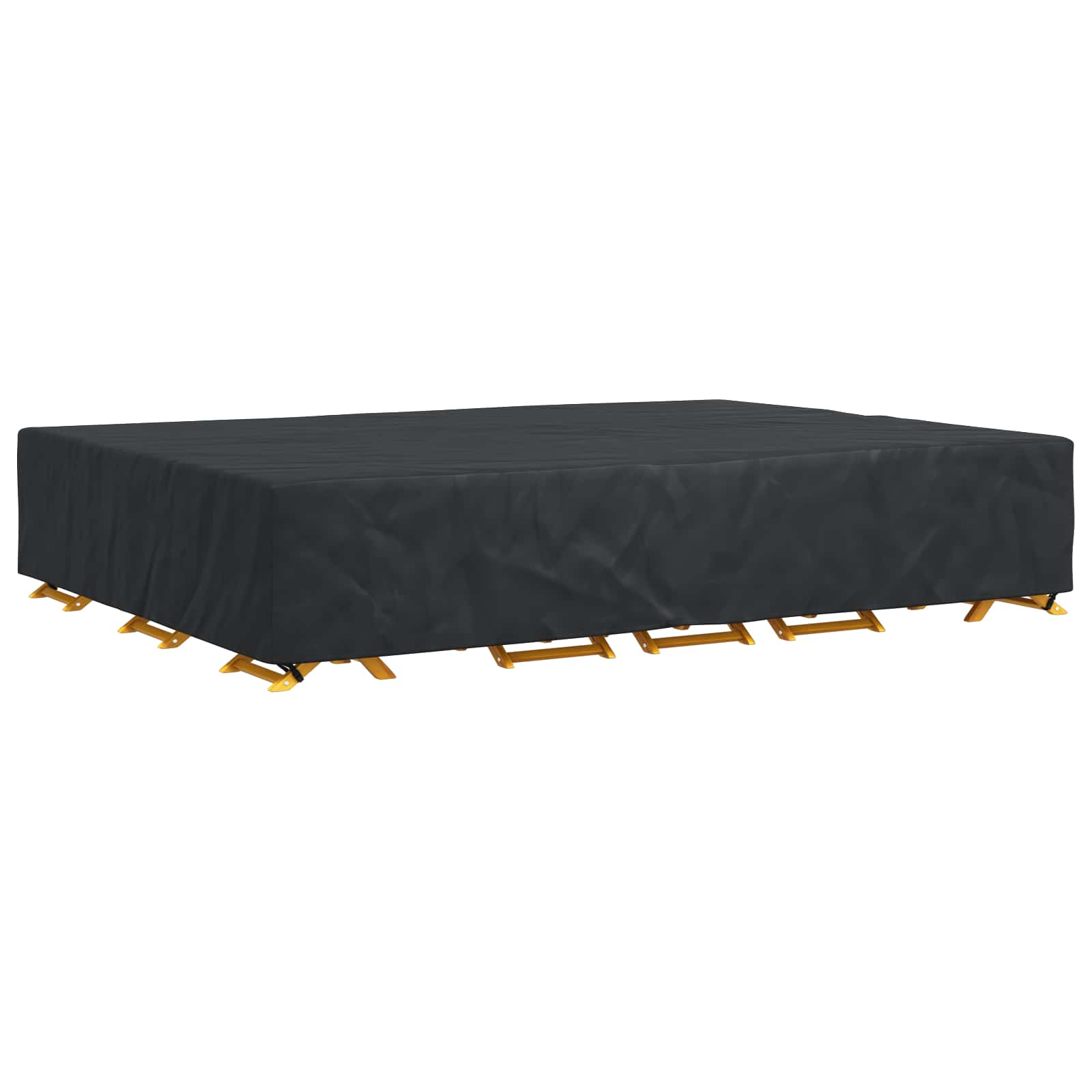 Möbelbezug Uni Schwarz 350 x 260 x 90 cm 600D