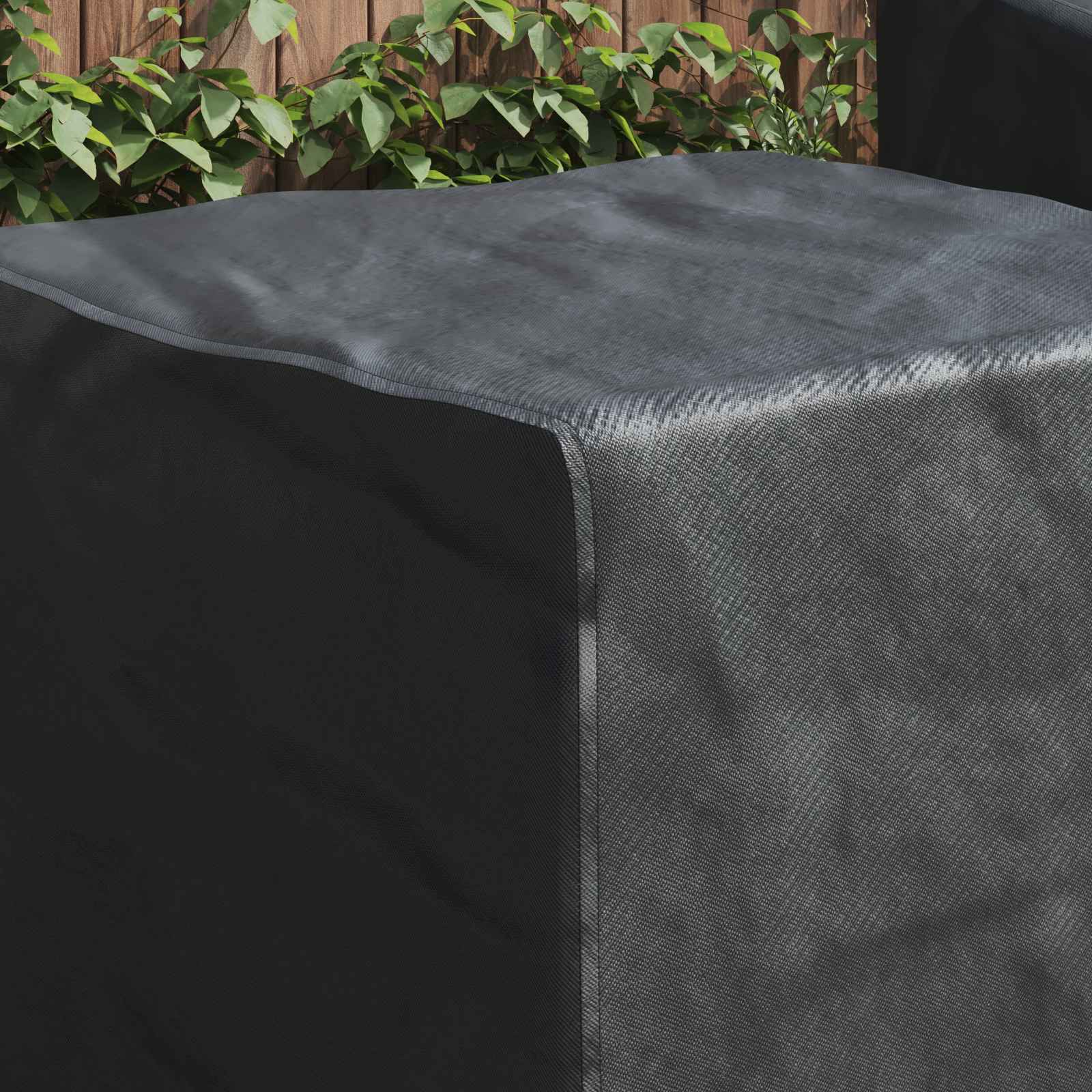 Möbelbezug Schwarz 64 x 64 x 65 cm 420D Oxford Stoff