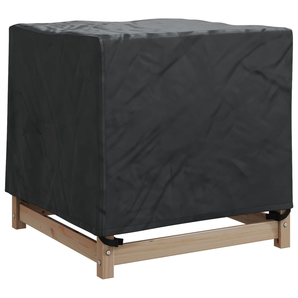 Möbelbezug Schwarz 64 x 64 x 65 cm 420D Oxford Stoff