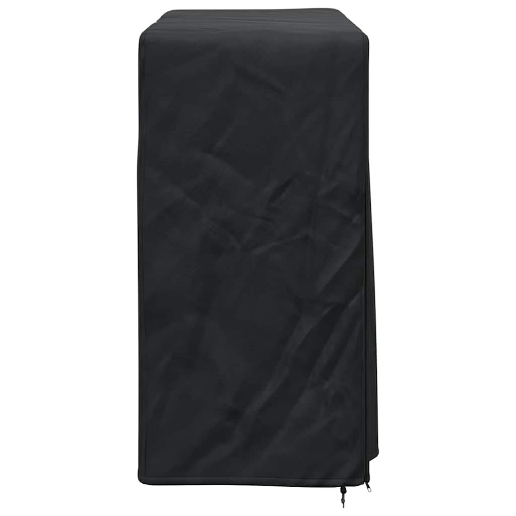 Abdeckung für Kaminholzregal Uni Schwarz 210D Oxford Stoff