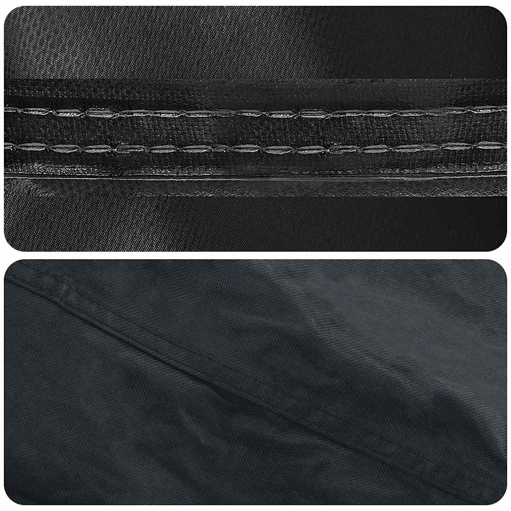 Abdeckung für Kaminholzregal Uni Schwarz 420D Oxford-Gewebe