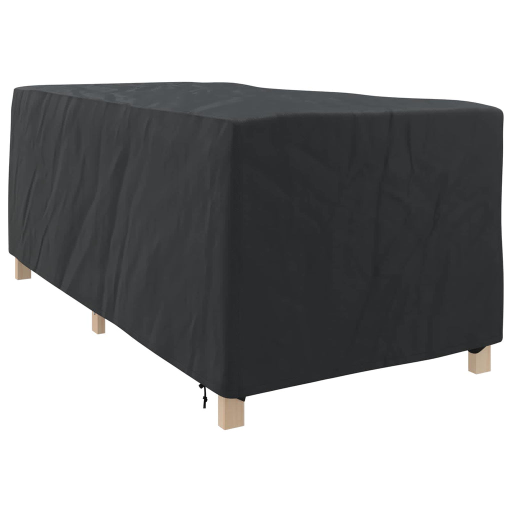 Loungerhülle Uni Schwarz 205 x 100 x 70 cm Stoff