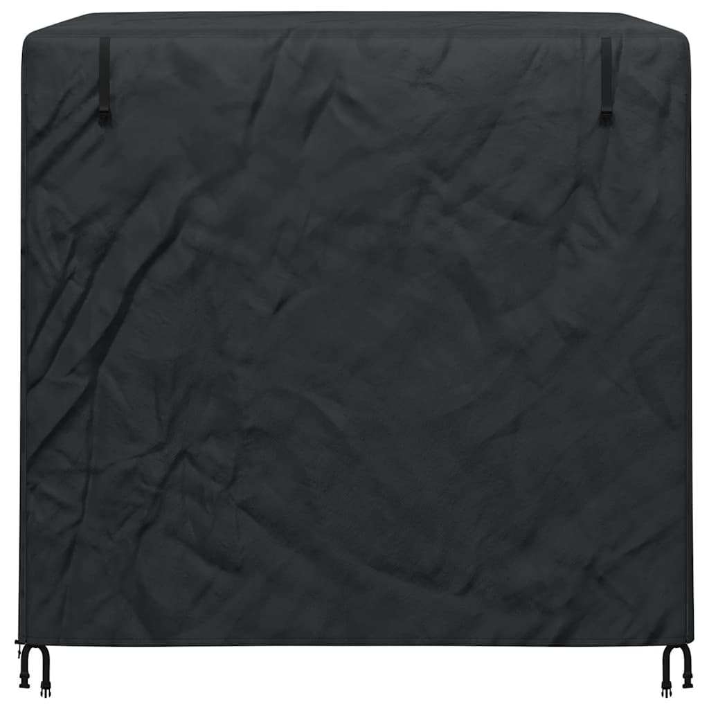 Hollywoodschaukel-Abdeckung Schwarz 175 x 125 x 180 cm