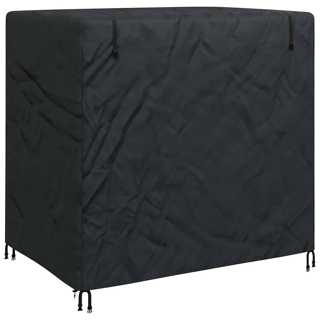 Hollywoodschaukel-Abdeckung Schwarz 175 x 125 x 180 cm