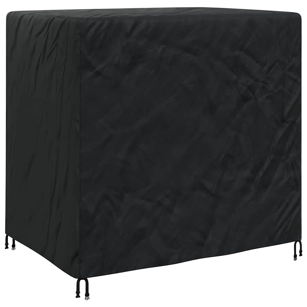 Hollywoodschaukel-Abdeckung Schwarz 175 x 125 x 180 cm