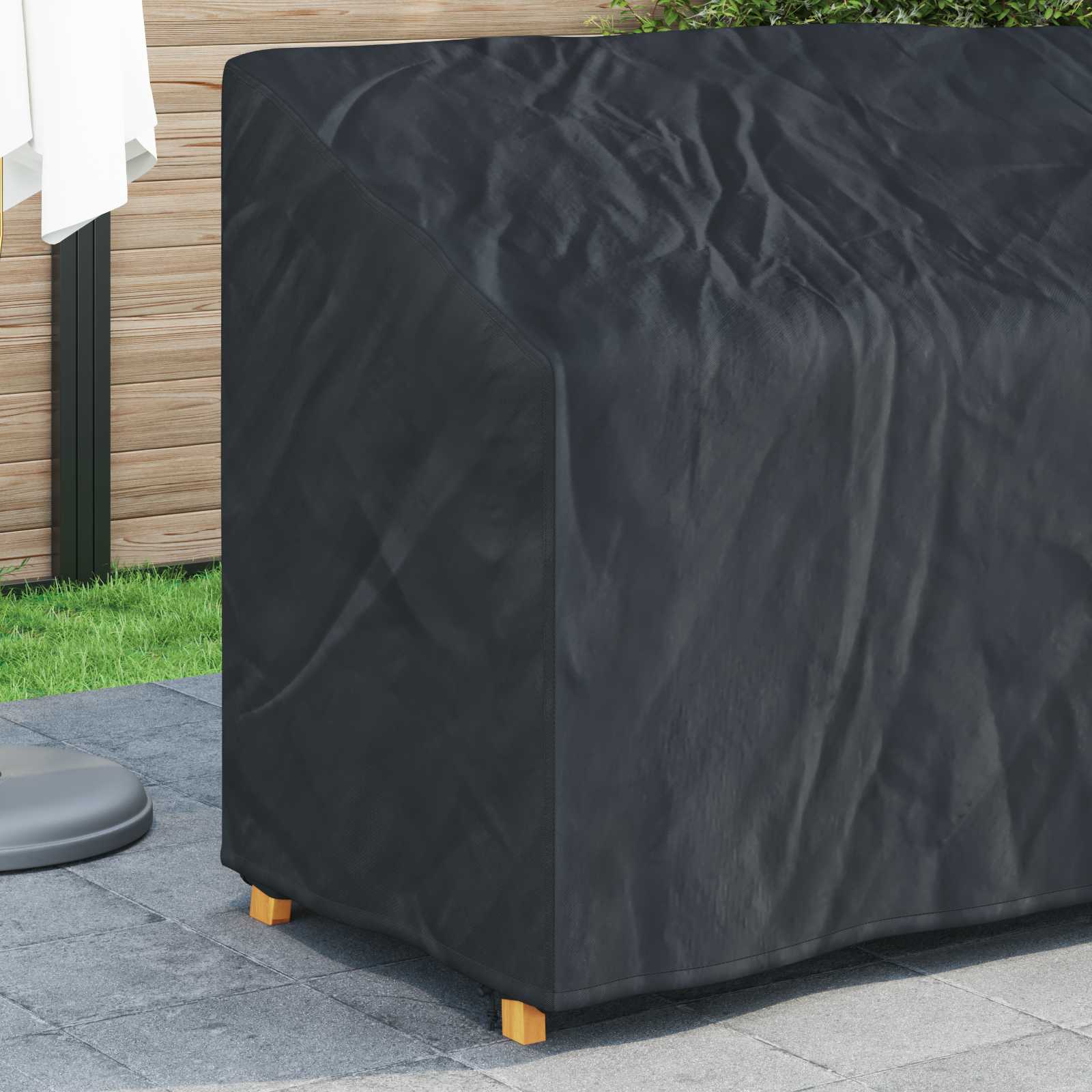 Abdeckung für Gartenbank 134 x 70 x 65 / 94 cm 210D Oxford Stoff