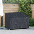 Abdeckung für Gartenbank 134 x 70 x 65 / 94 cm 420D Oxford Stoff