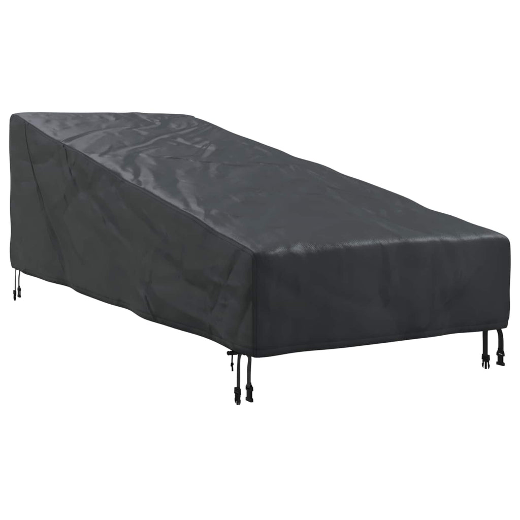 Abdeckung für Möbel für den Outdoor Schwarz 195 x 76 x 82 cm