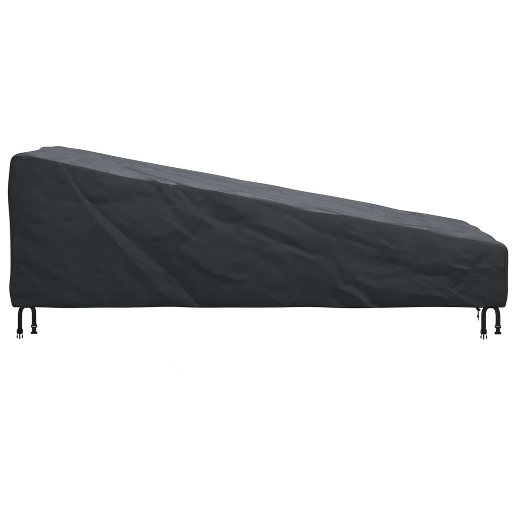 Abdeckung für Möbel für den Outdoor Schwarz 195 x 76 x 82 cm