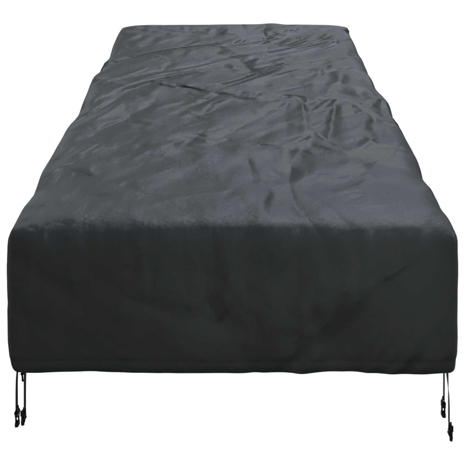 Abdeckung für Möbel für den Outdoor Schwarz 210 x 80 x 75 cm