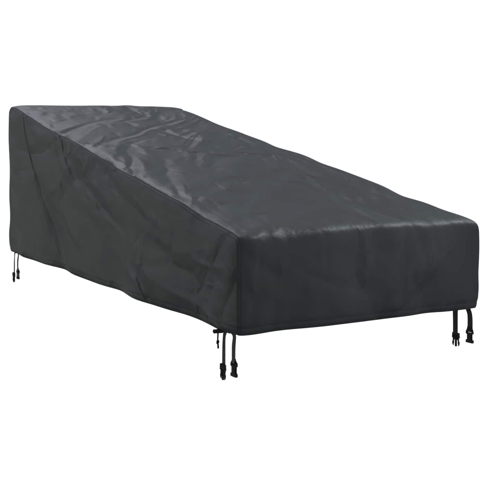 Abdeckung für Möbel für den Outdoor Schwarz 210 x 80 x 75 cm