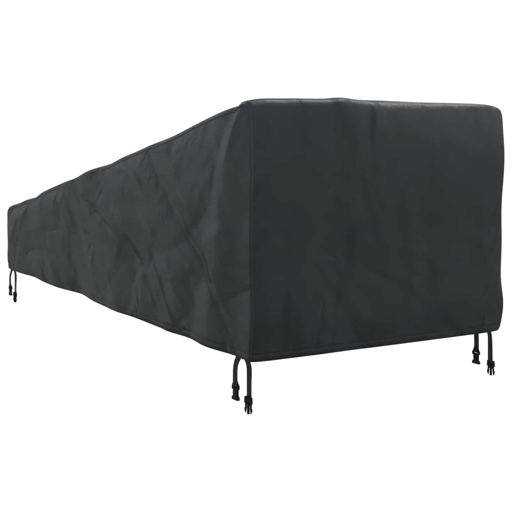 Abdeckung für Möbel für den Outdoor Schwarz 210 x 80 x 75 cm