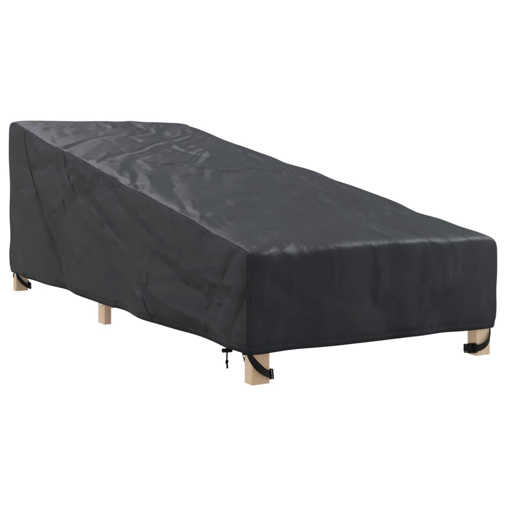 Abdeckung für Möbel für den Outdoor Schwarz 210 x 80 x 75 cm