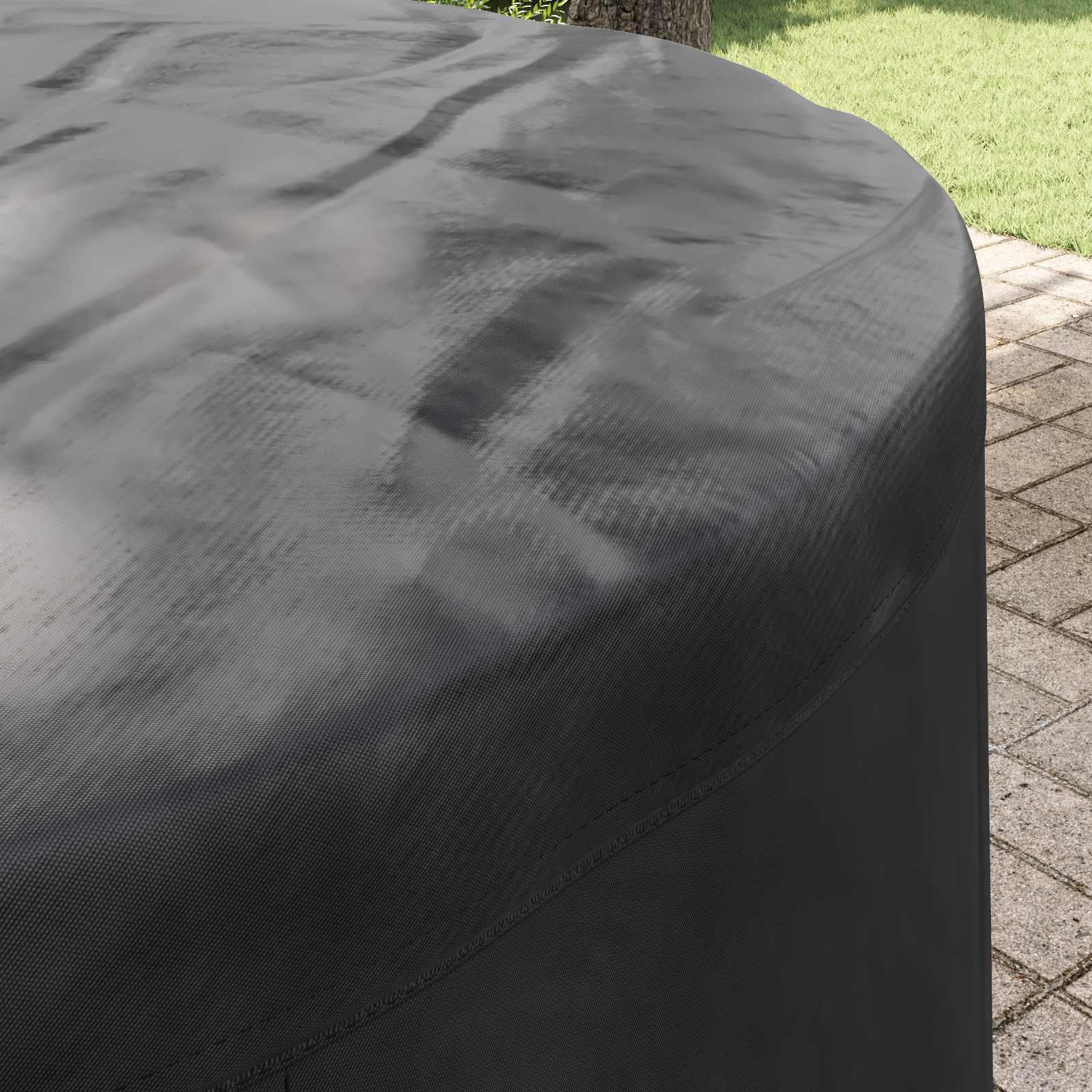 Möbelbezug Schwarz 102 x 102 x 71 cm 420D Oxford Stoff