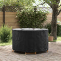 Möbelbezug Schwarz 102 x 102 x 71 cm 420D Oxford Stoff