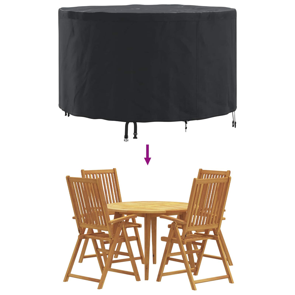 Möbelbezug Schwarz 102 x 102 x 71 cm 420D Oxford Stoff