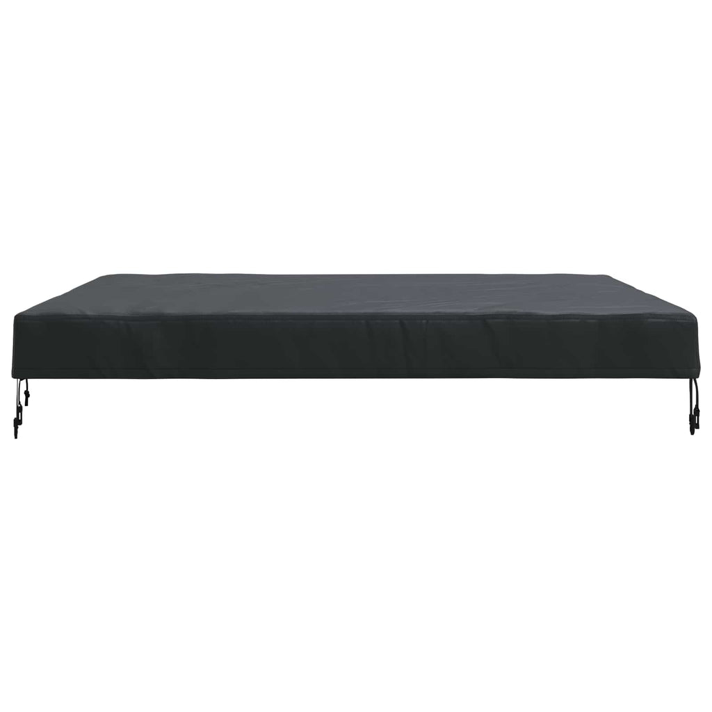 Tischdecken Uni Schwarz 142 x 142 x 15 cm Stoff