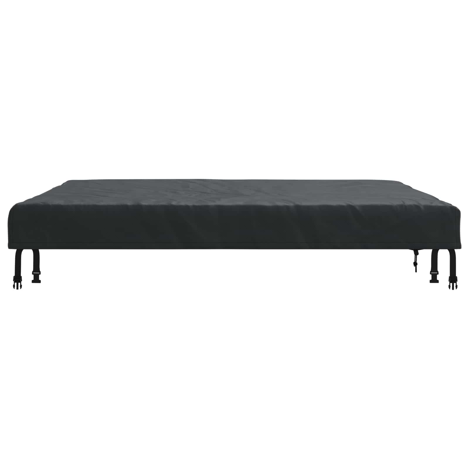 Tischdecken Uni Schwarz 142 x 142 x 15 cm Stoff