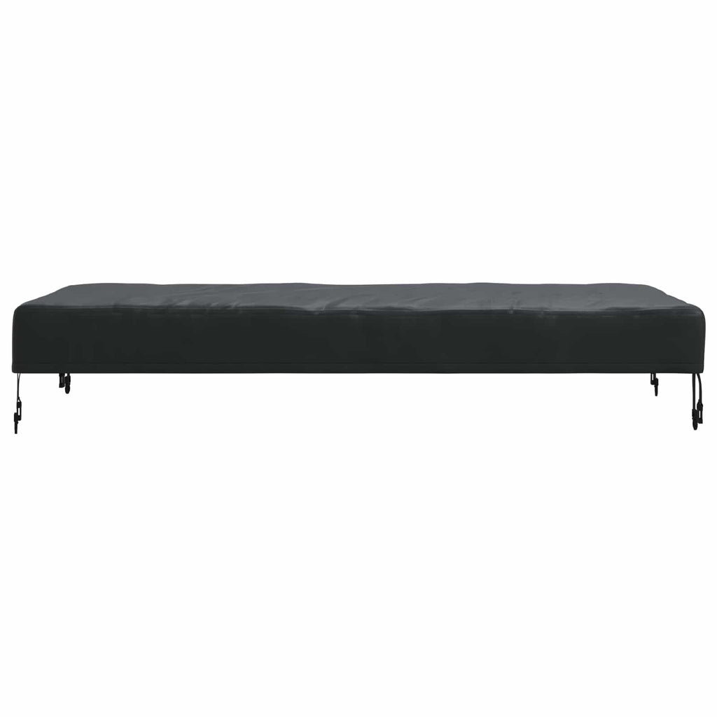 Tischdecken Uni Schwarz 142 x 82 x 15 cm Stoff