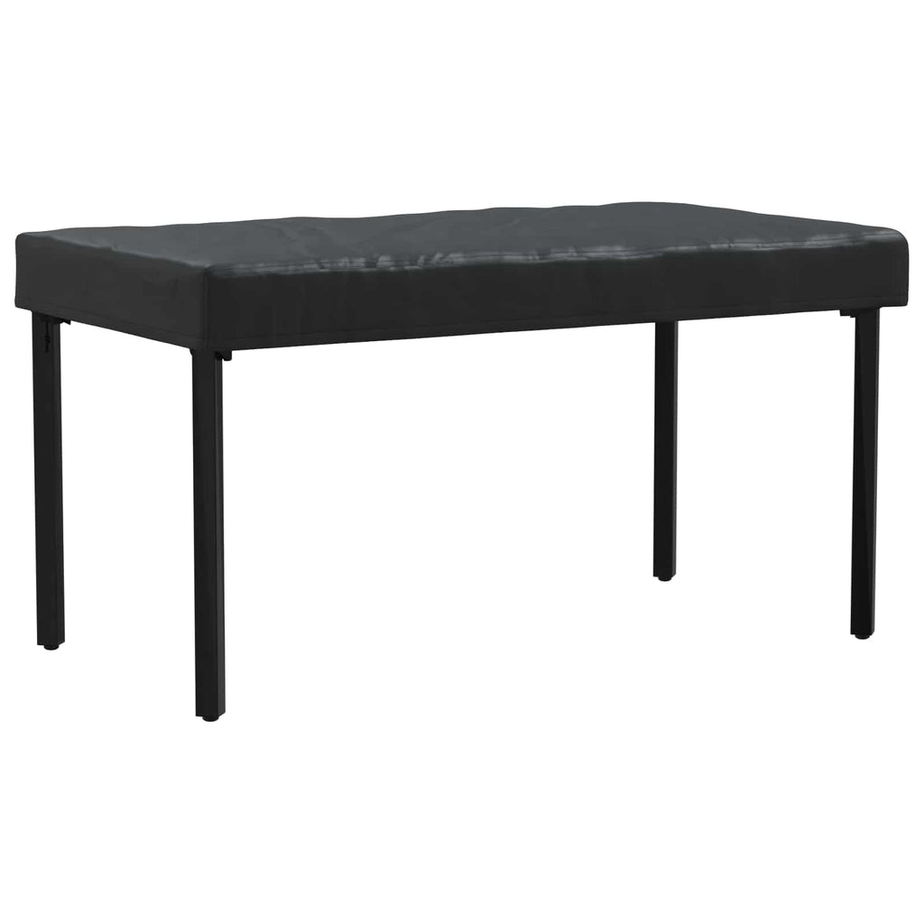 Tischdecken Uni Schwarz 142 x 82 x 15 cm Stoff