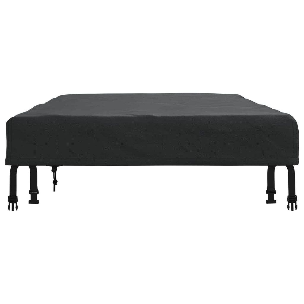 Tischdecken Uni Schwarz 142 x 82 x 15 cm Stoff