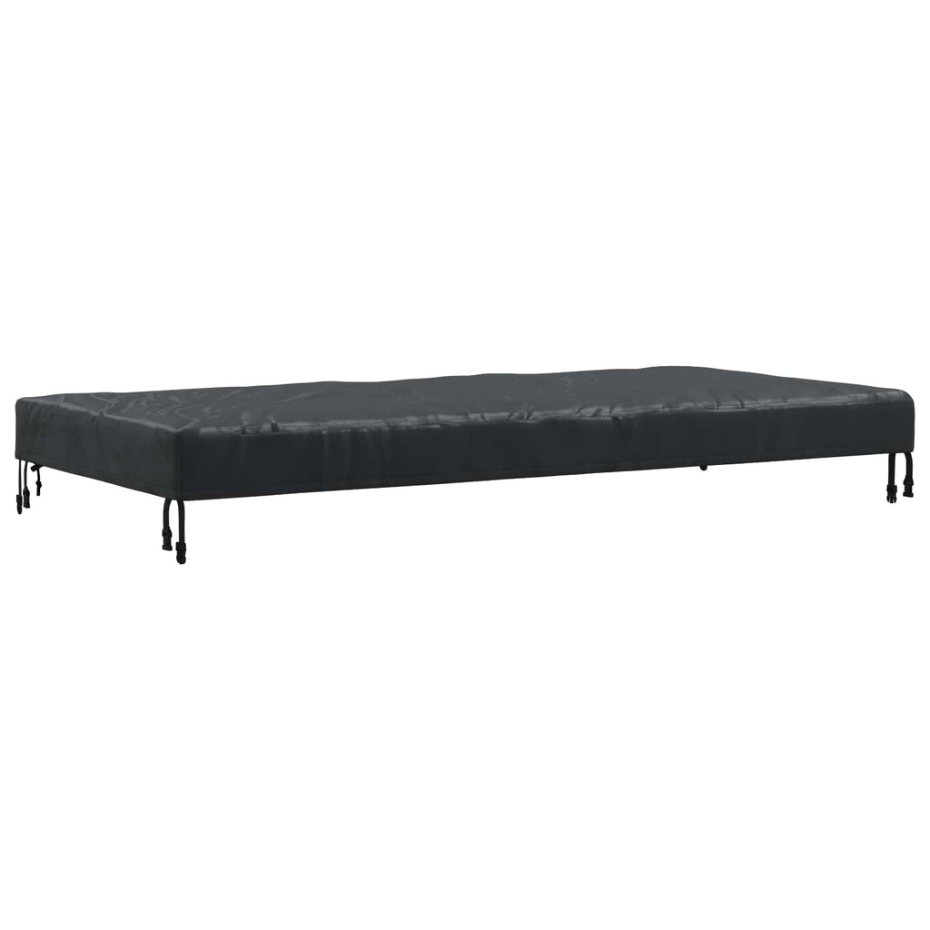 Tischdecken Uni Schwarz 162 x 92 x 15 cm Stoff