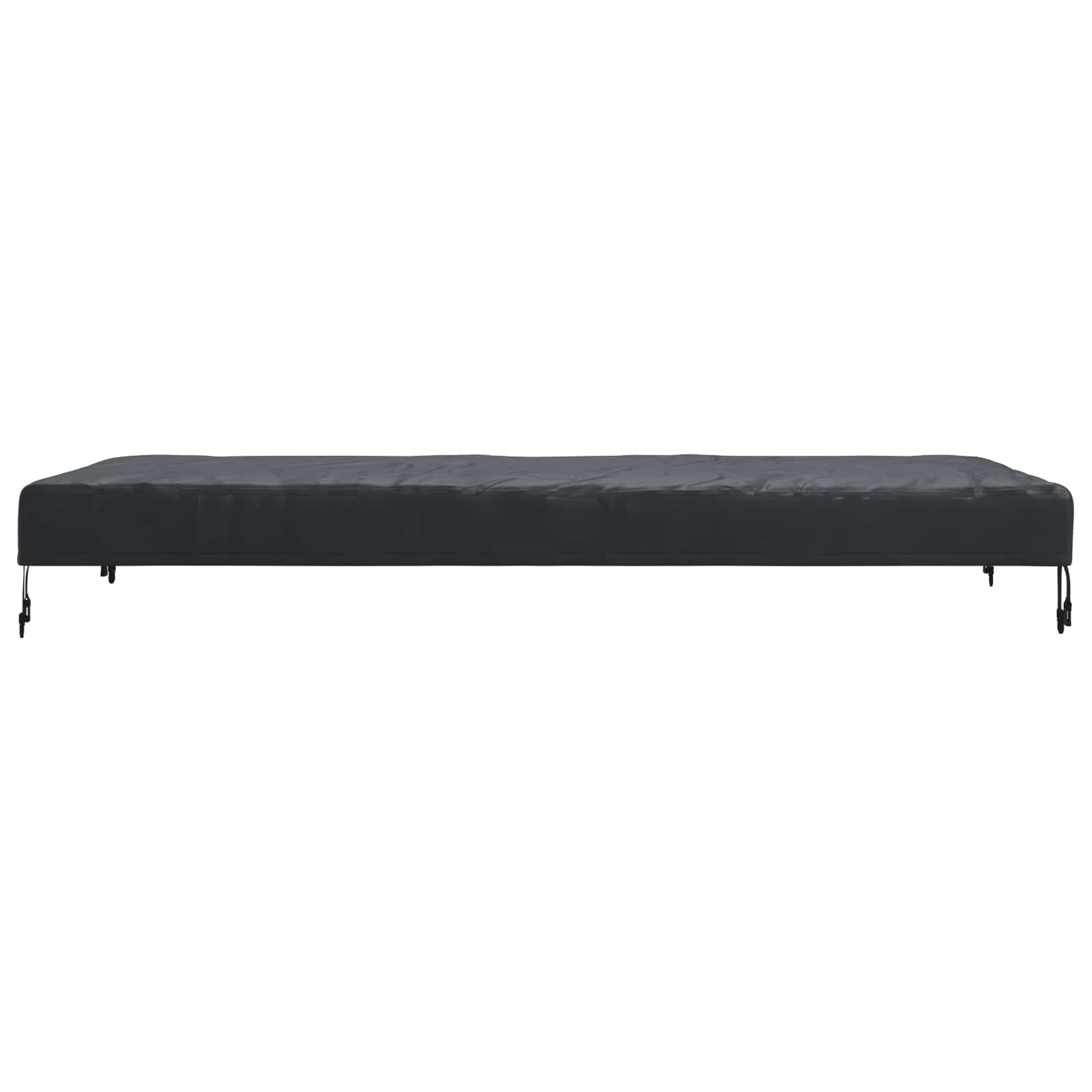 Tischdecken Uni Schwarz 182 x 102 x 15 cm Stoff