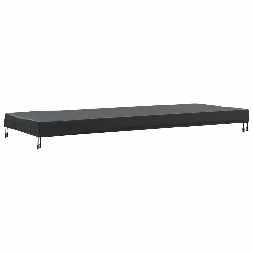 Tischdecken Uni Schwarz 262 x 102 x 15 cm Stoff