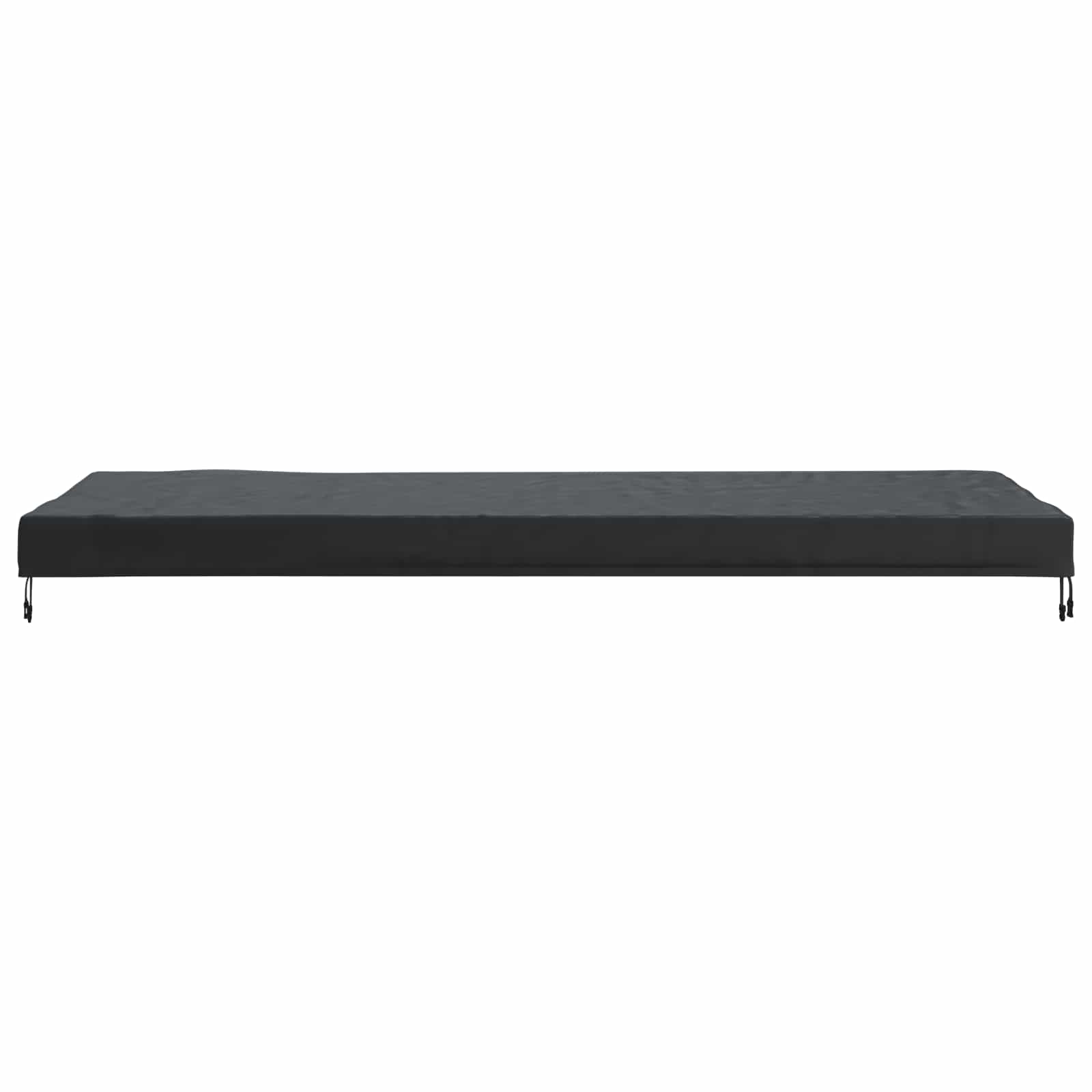 Tischdecken Uni Schwarz 262 x 102 x 15 cm Stoff