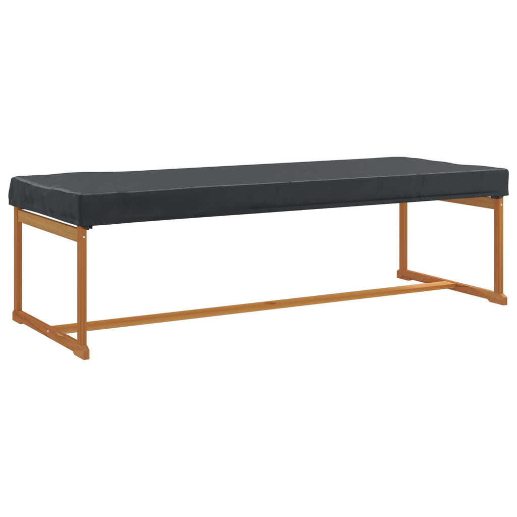 Tischdecken Uni Schwarz 262 x 102 x 15 cm Stoff