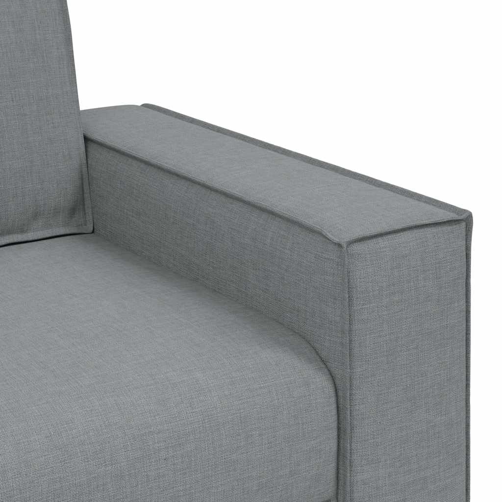 Sofa Stuhl Hellgrau 60 cm Stoff