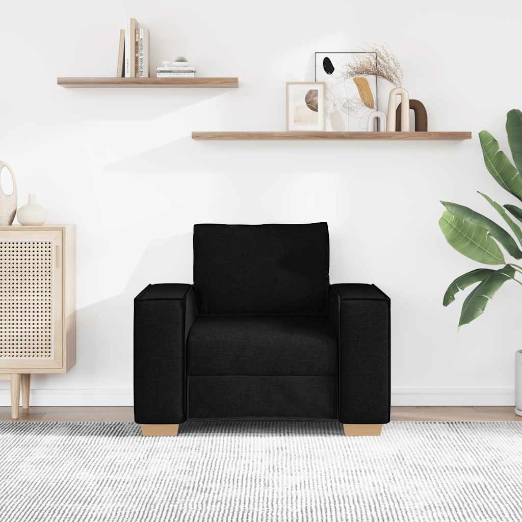 Sofa Stuhl Schwarz 60 cm Stoff