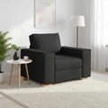 Sofa Stuhl Schwarz 60 cm Stoff