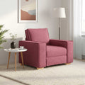 Sofa Stuhl Weinrot 60 cm Stoff