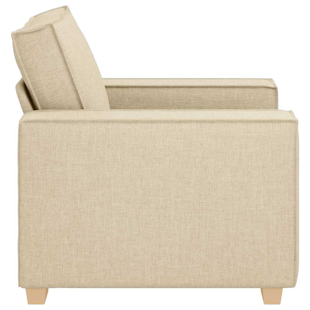 Sofa Stuhl Creme 60 cm Stoff
