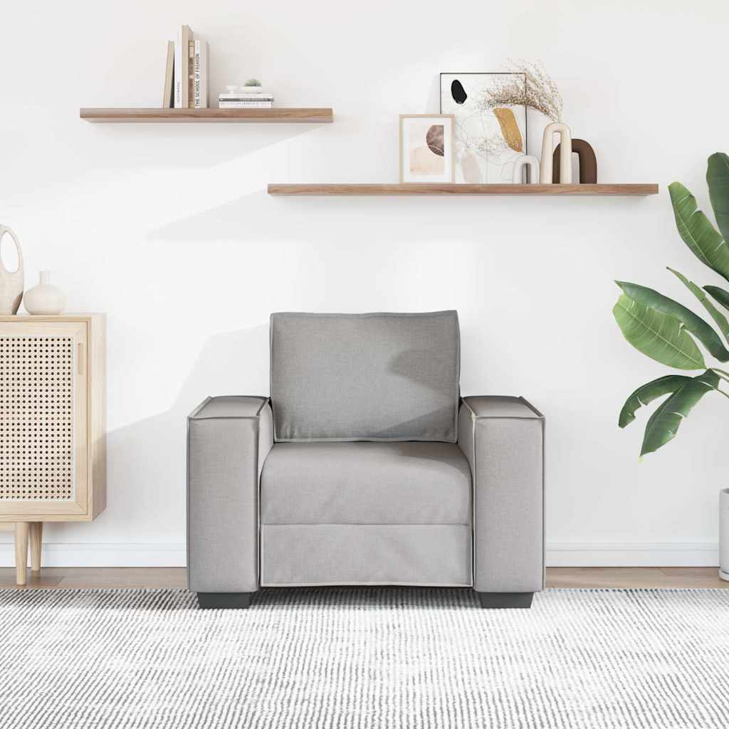 Sofa Stuhl Wolkengrau 60 cm Stoff