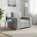 Sofa Stuhl Wolkengrau 60 cm Stoff