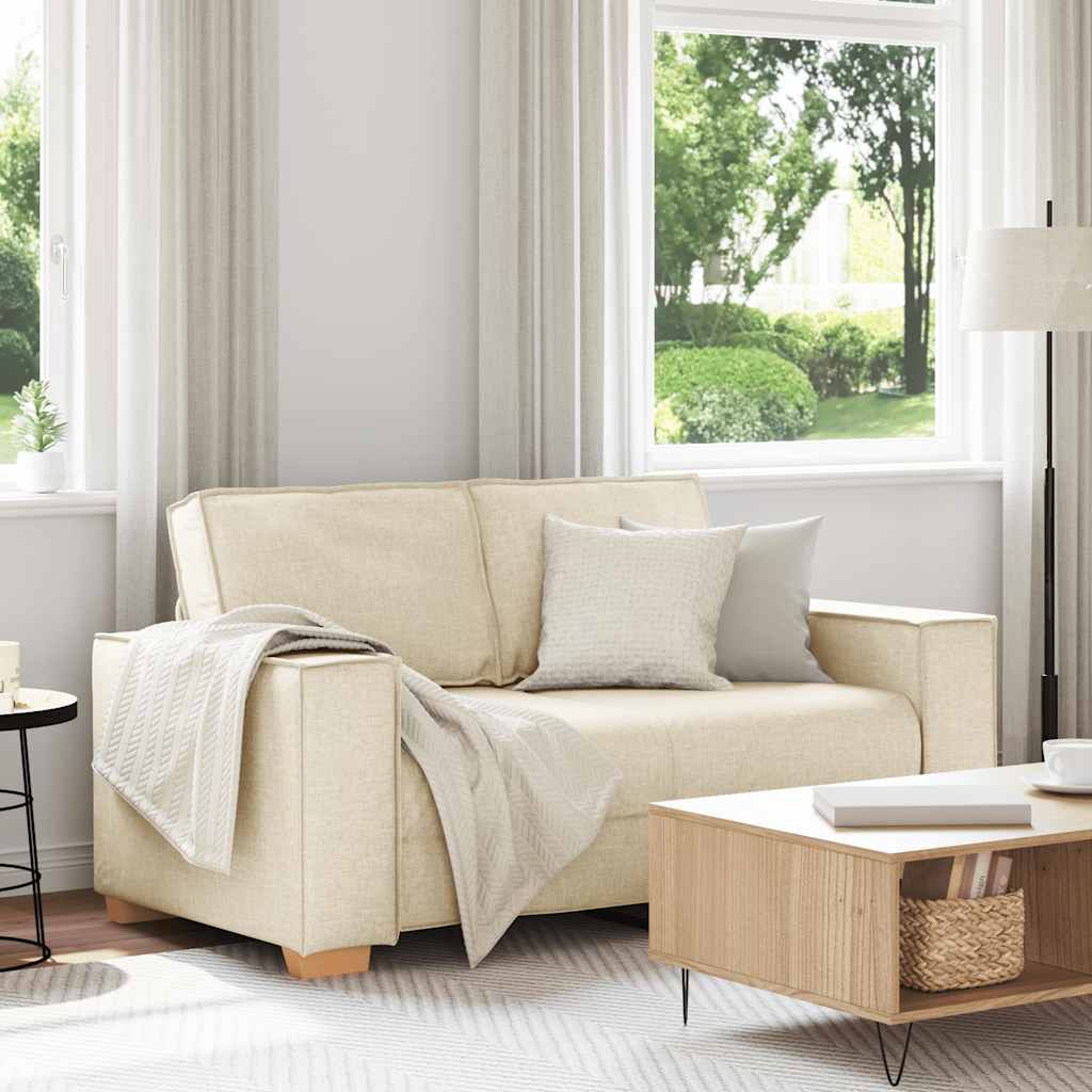 2-Sitzer Sofa Leinen 160x78x84 cm