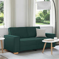 2-Sitzer Sofa Dunkelgrün 140 cm Stoff