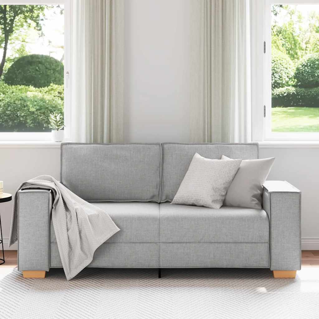 2-Sitzer Sofa Wolkengrau 140 cm Stoff